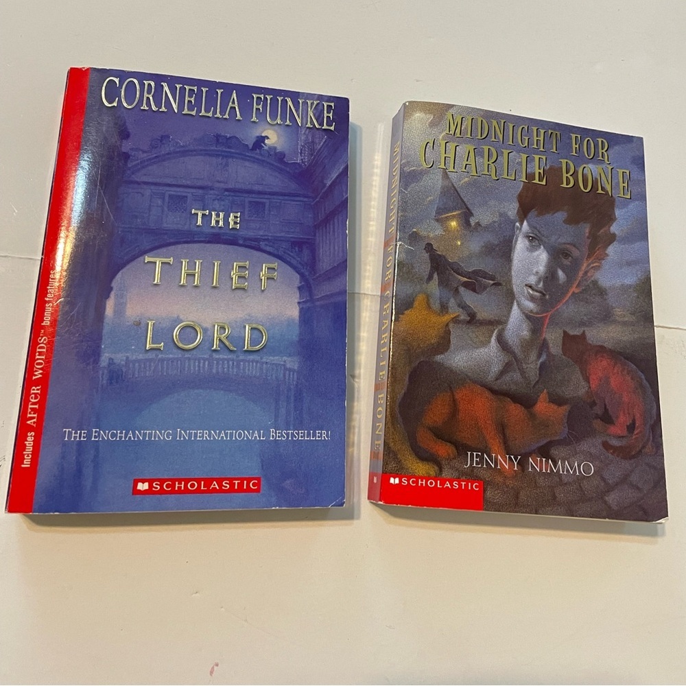 Lot of 2 Scholastic Books, Midnight for Charlie Bone -